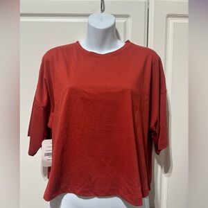 Double Zero Cropped Tee - medium